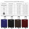 Adjustable Thickened Travel Suitcase Protective Cover - Non-Woven Leather Dust Cover for Trolley Cases, Available In Stock