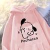 Felpa con cappuccio per bambina Sweatshirt pochacco Felpa carina Abbigliamento Kawaii Felpa per bambina Felpa Primavera Autunno Top per bambini