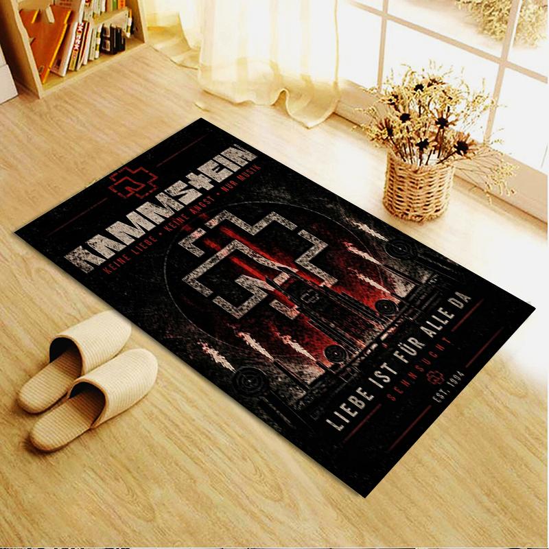 Rammstein Carpet Rug for Living Room Bedroom Home Sofa Decoration,Kids play Non-slip Floor Mat