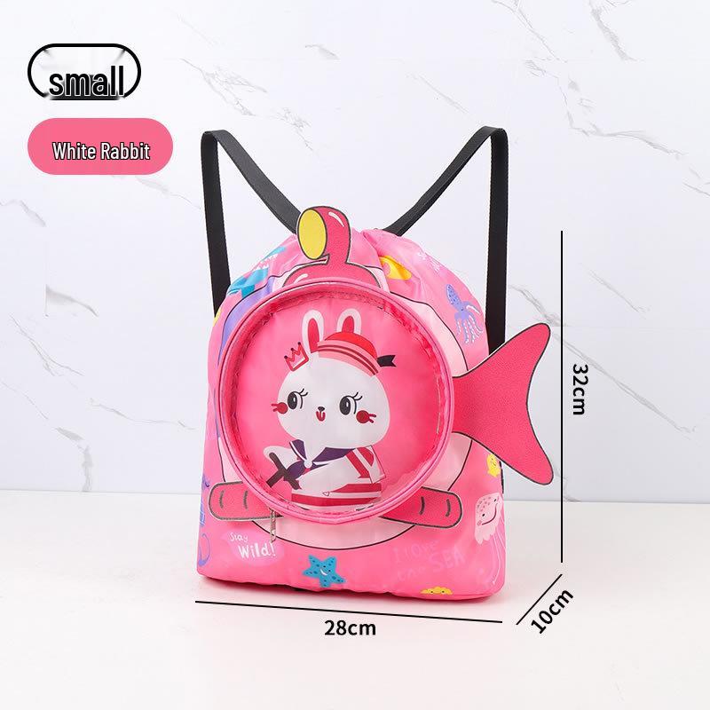 Wasserdichte Schwimmtasche für Kinder: Tragbarer Rucksack mit großem Fassungsvermögen für nasse/trockene Ausrüstung und Fitness-Essentials.