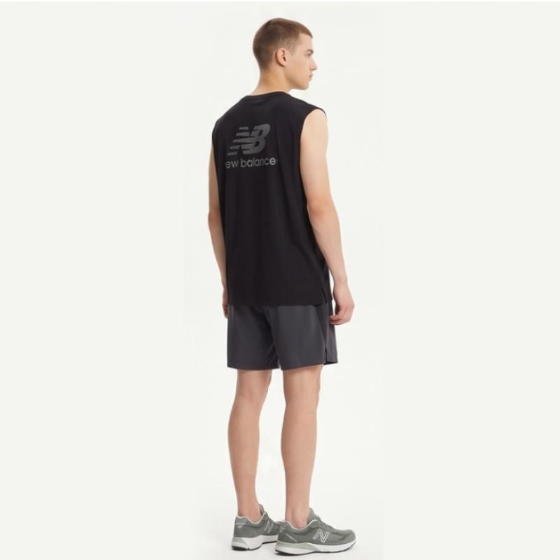 New Balance Unisex Big Logo Tank Top Ice Nbngfco303 19