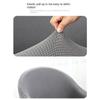 1 Pc Curved Armless Chair Cover Slipcover Dining Chair Cover, Reusable Wingback Side Chair Slipcovers Covers Modern Chair Seat Slipcover Washable