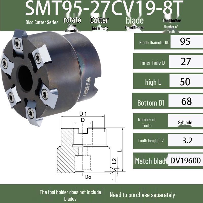 Deep Hole CNC Thread Mill Cutter Disc SMT72-22CV19 57-DV156001