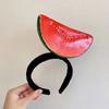 Novelty Knitted Headbands Stuffed Vegetables Hairbands Comfortable Costume Headpiece for Party Costume Accessory