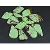 238Cts. Natural Lemon Chrysoprase Fancy Cabochon Loose Gemstone 12 Pcs Lot C-2498