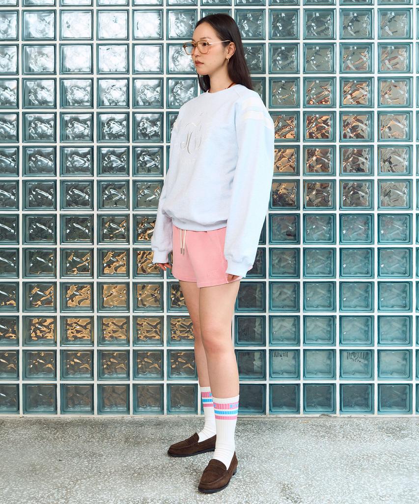 Iuteu Pigment Waffle Shorts / Light Pink
