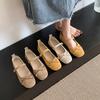 Gentle fairy wind Mary Jane shoes 22 spring French temperament elegant bow shallow mouth beautiful single shoes