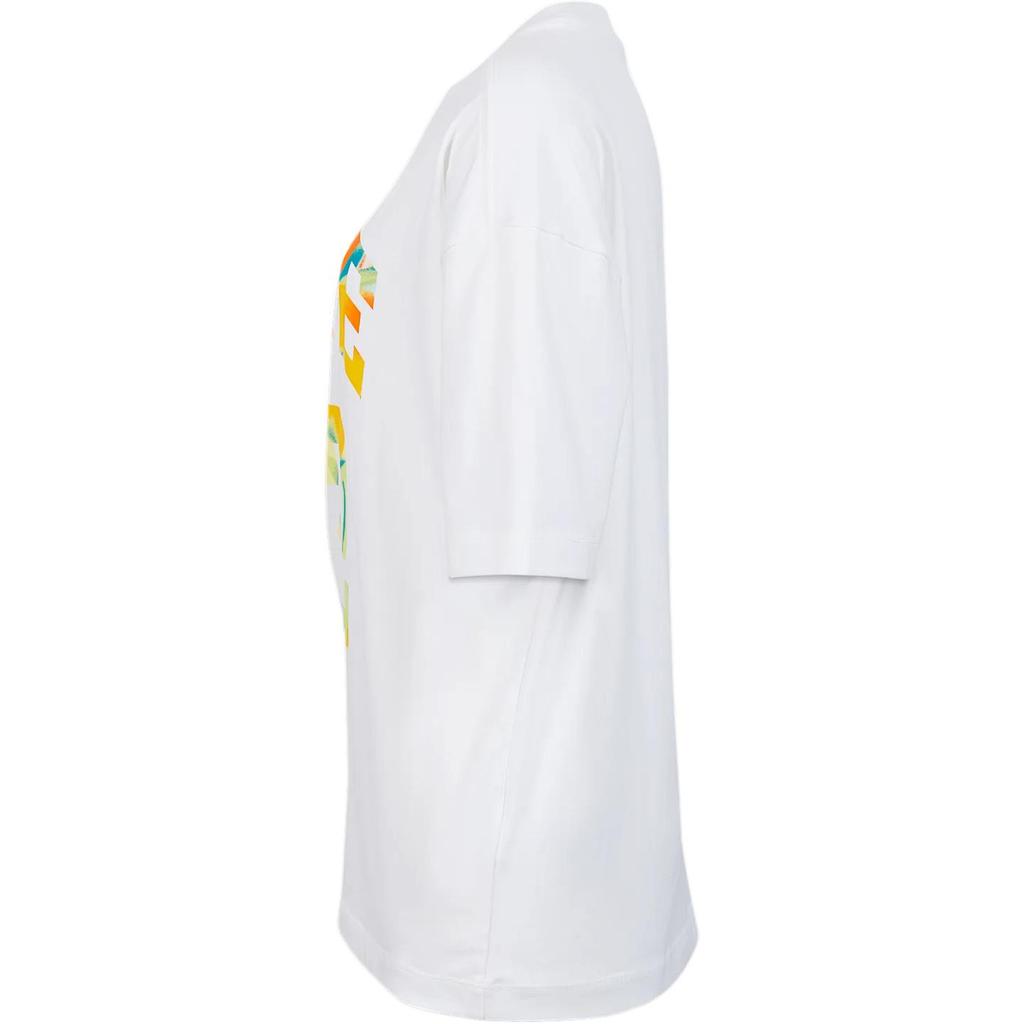 Nike Sportswear Oversized Fashion Letter Crew Neck Short Sleeve T-Shirt Unisex Tops White IF0389100