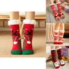 Kuschelige Weihnachts-Haussocken mit luxuriösem Faux-Fleece-Futter für Familienkomfort