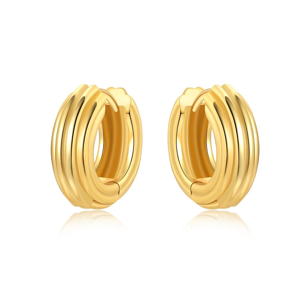 Orstarry S925 Silver 18k Gold Modern Square Hoop Earrings For Women Trendy Jewelry Anniversary Gifts