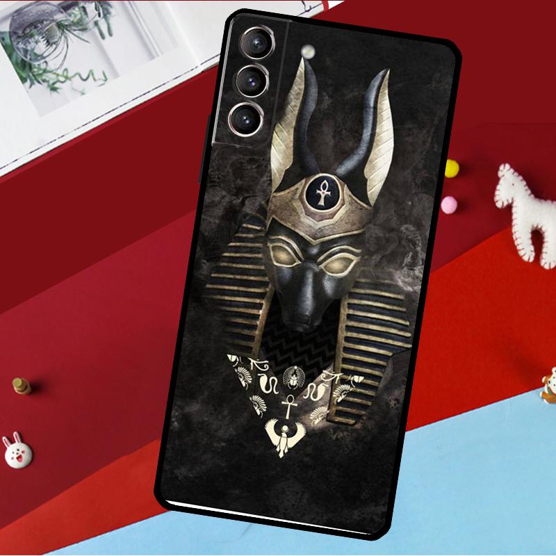 Anubis Ankh Pharaoh Funda For Samsung Galaxy S26 Ultra S24 S22 S23 S25 Plus S20 S21 FE S9 S10 S25 FE Phone Case