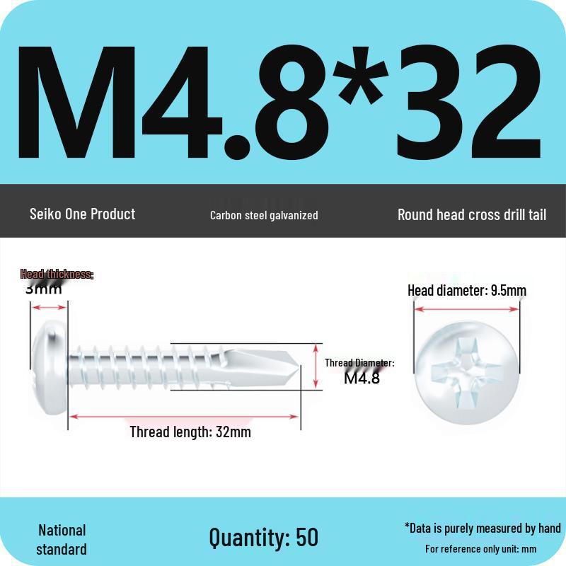 National Standard Hardened Galvanized Phillips Self-Drilling Self-Tapping Screws for Sheet Metal