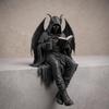 Character Figurine Gothic Statue Charming for Desk, Home Library, Collectors