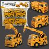 Plastic Vehicle Engineering Toy With Inertial Motion And Action Features For Kid