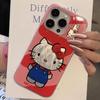 3D Bowknot Hello Kitty Phone Case For Iphone 17 16 Pro Max 17 Air 16e 15 14 13 12 11 Pro Max15 14 Plus X XS Max XR Cover Hard