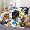 1PC Death Note Patterned Flannel Blanket Suitable For All Seasons For Home Decor Warmth And Comfort Gifts Holiday Present