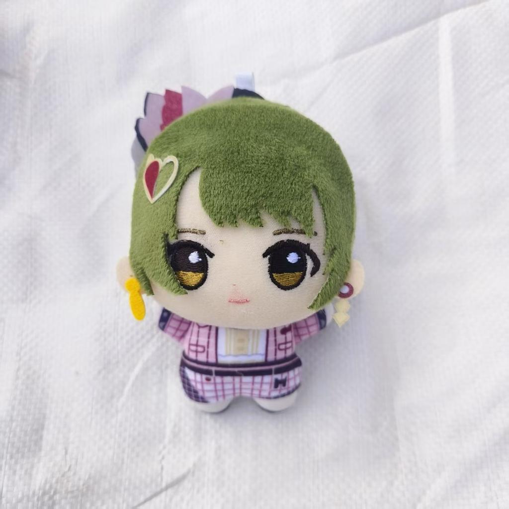 10cm School Idol Master Plush Cartoon Anime Plushie Ume Hanami Hiro Shinosawa Stuffed Figure Model Room Decor Toys Doll Kid Gift