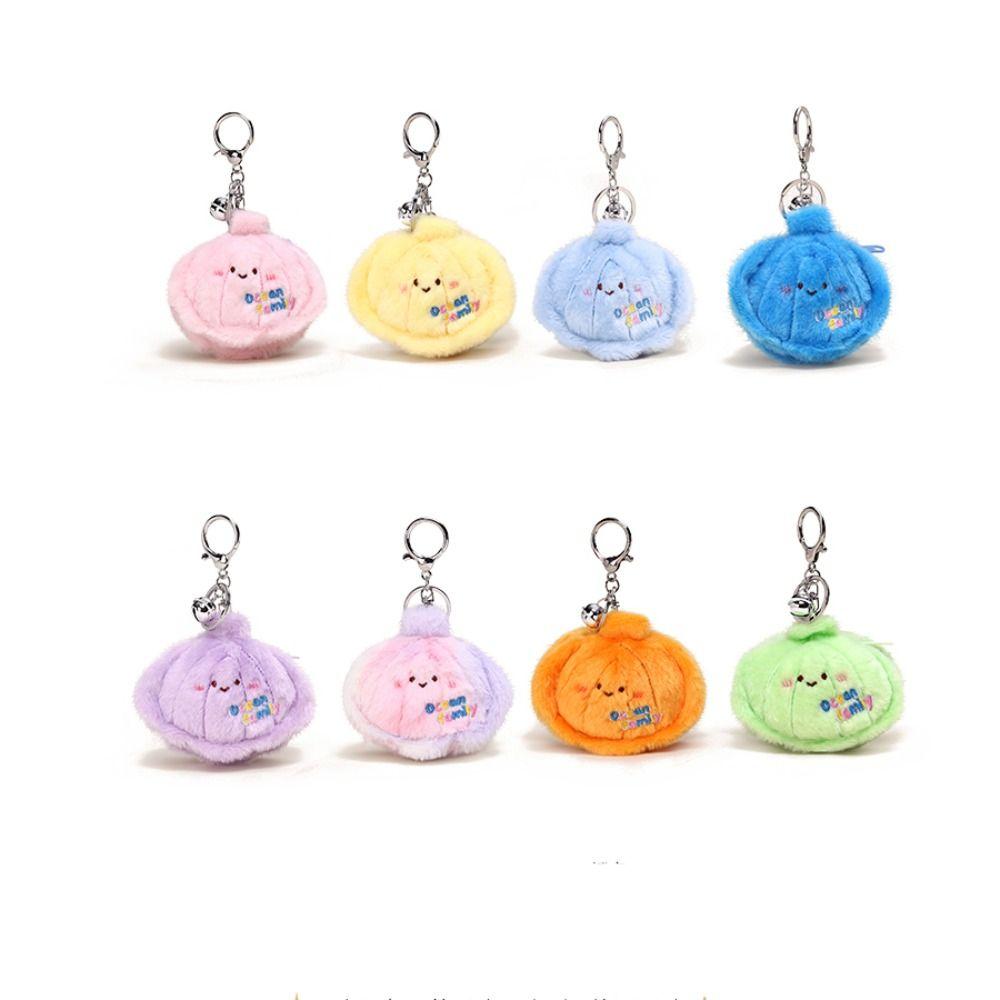 Simulation Fluffy Whale Keyring Soft Small Turtle Pendant  Birthday Gift