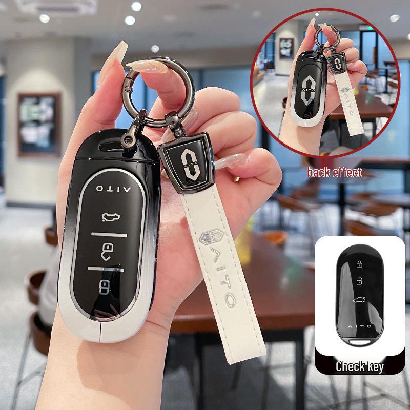 AITO M9 Key Case: Metal Buckle for AITO Huawei M9 Electric Extended Range