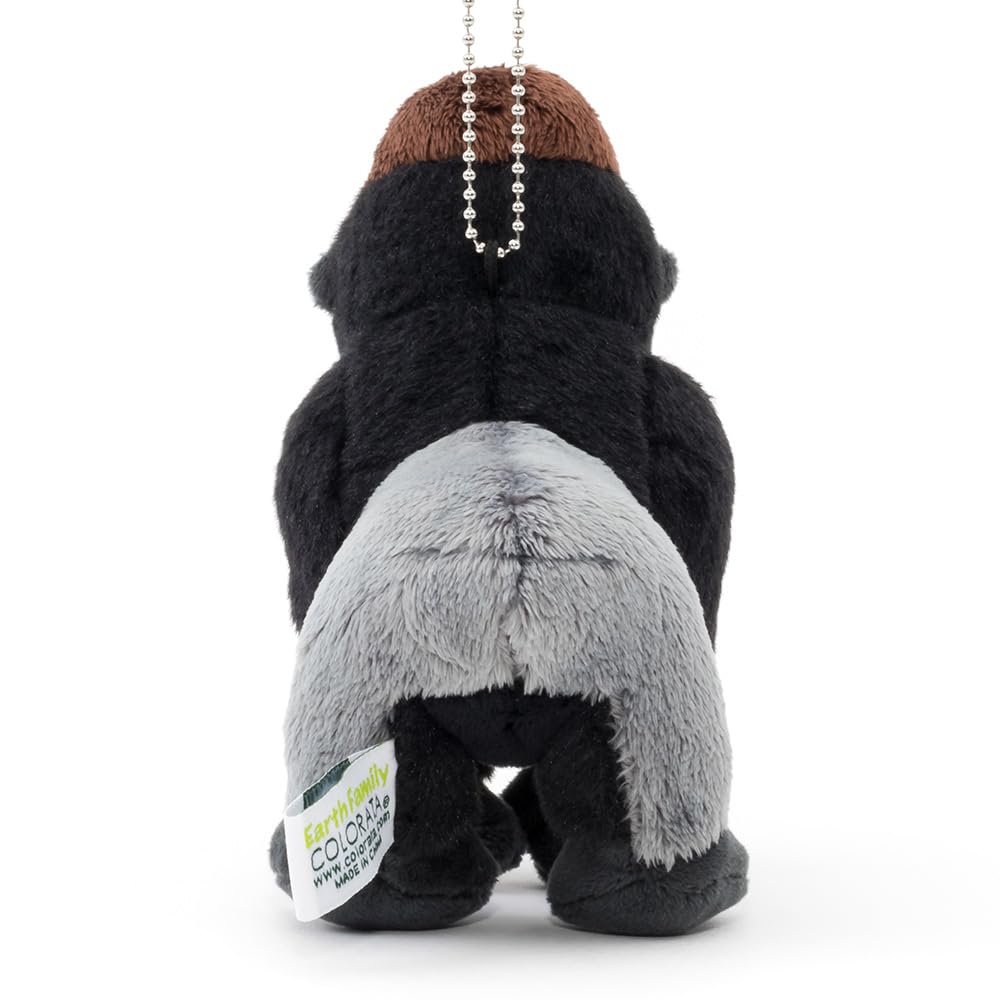 COLORATA Gorilla Plush Mascot (Realistic Wild AnimalWith Chain) Cute Animal Keychain Doll Gift (Twice Tested)  Christmas Present