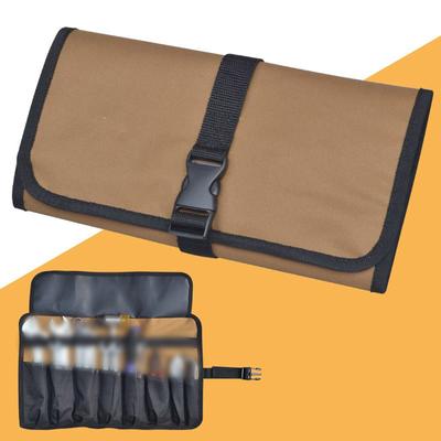 Heavy Duty Tool Organizers Roll For Electricians Plumbers And Mechanics With Multiple Storage Compartments