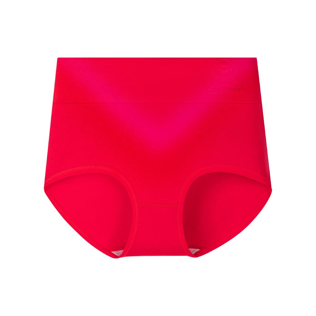 Big Size Ladies Spring and Autumn Pure Cotton 10A Anti  Bacteria High Waist Belly Triangle Briefs