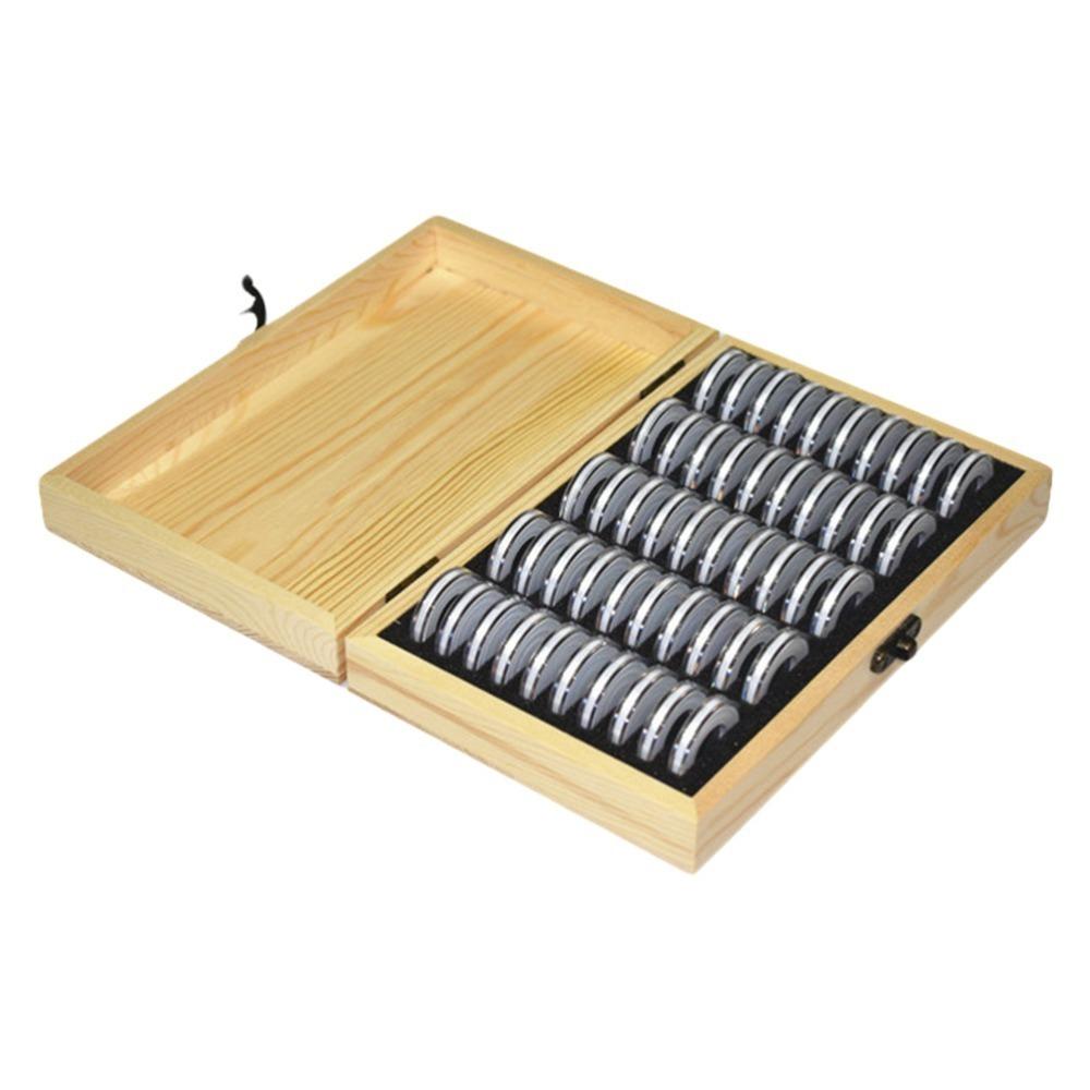 Solid Wood Coin Collection Box Storage Type Protective Coin Storage Box Packaging Box Coin Protection Box Coin Collection