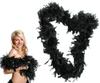 DIY 2Yards Fluffy Yellow Turkey Feather for Wedding Party Christmas Trees Decor Scarf 38-40g Marabou Boa Natural Plume Accessories