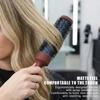 Long Handle Heat Resistant Ceramic Round Hair Brush For Blow Dry Curling Straight Hair Salon Styling Tool