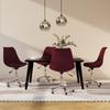 Day and Night - Day and Night Swivel Dining Chairs 4 Units Purple Fabric