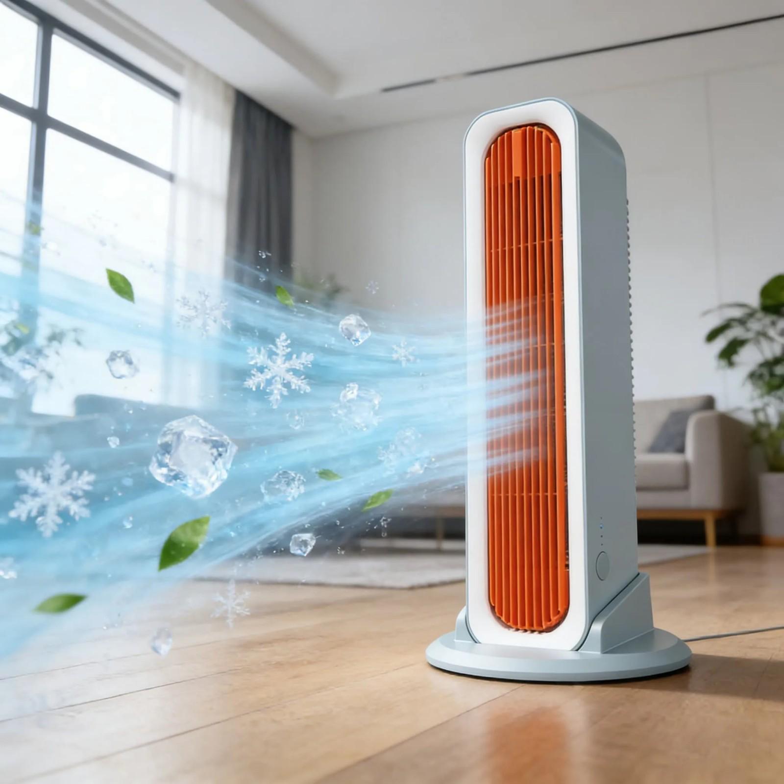 

Leafless Tower Fan, Household Desk Standing Model Swivel Fan, Wall-mounted Circulation Fan one size
