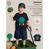 Yoyou Boys' 10A Antibacterial Cartoon Print Short Sleeve T-Shirt