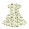 Dívčí letní šaty Barva & Potisk Krátký rukáv Šaty s kapsou Neformální šaty Krátký rukáv Párty šaty Velikonoční den