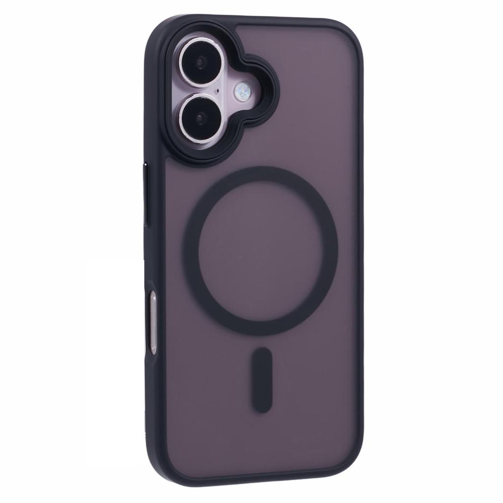 For iPhone 16 Case Compatible with MagSafe TPU+PC Rubberized Finish Phone Cover