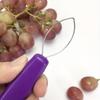 2-in-1 Dual-Ended Grape Peeler, Plastic Fruit Skinner, Home Use Raisin Skin Remover, Meat Extractor, Fruit Tool for Easy Peeling