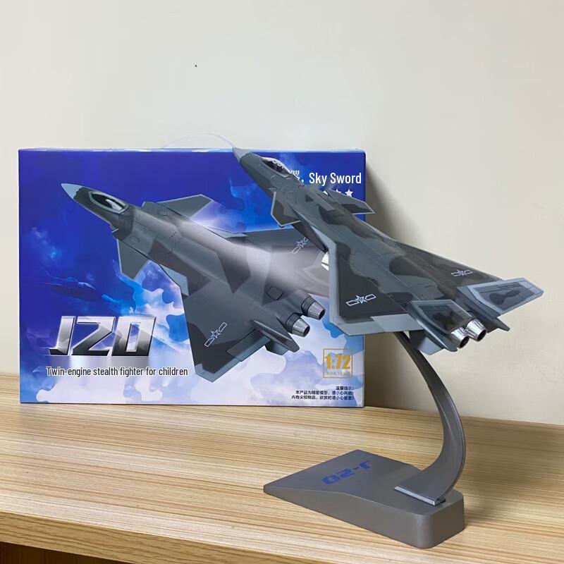 J-20 Stealth Fighter Alloy Model 1:72 Scale