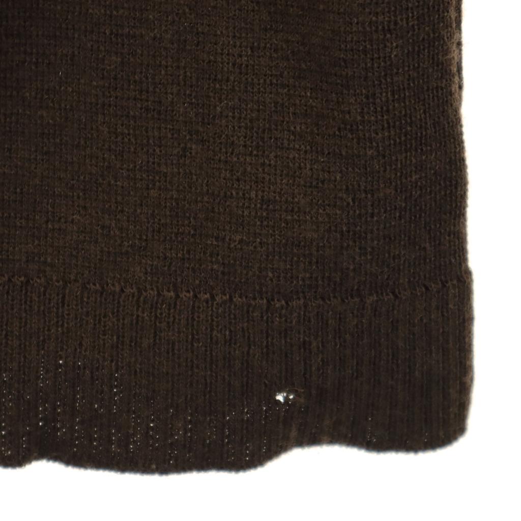 TENDERLOIN Made In Japan Long Sleeve Half Button Sweater L Brown Knit Men's Used