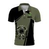 Brazil National Emblem 3d Printed Summer Button Down Collar Polod For Men Casual Tops Oversized Short Sleeve Trend Men Clothing