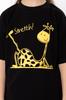 Girls' T-Shirt – Giraffe Print with "Stretch", Summer 6414-001-33-5-4 HC