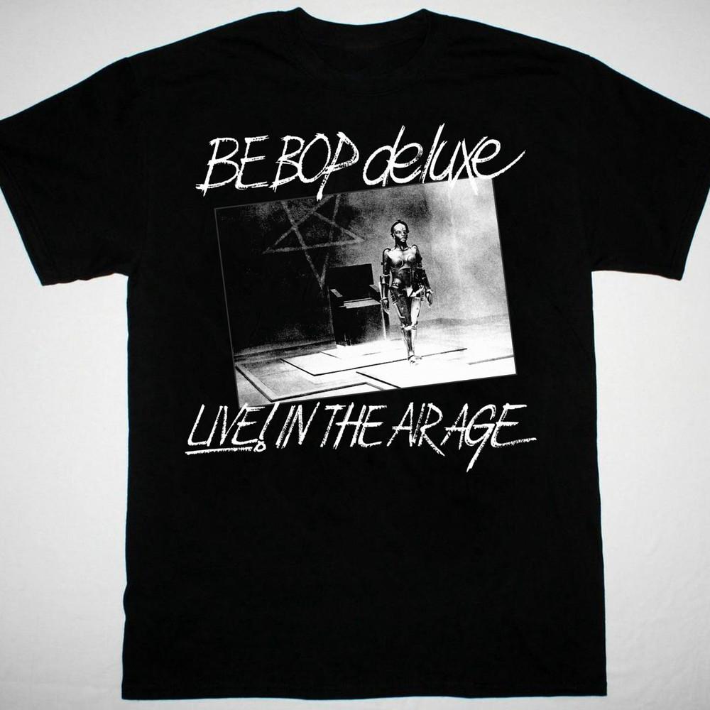 

Be Bop Deluxe Band Heavy Cotton Men Women Black Shirt S