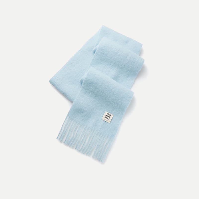 Twoje imię Tutaj 24 Yunemi Pastelowy Wełniany Szalik (4COL) Y4A032