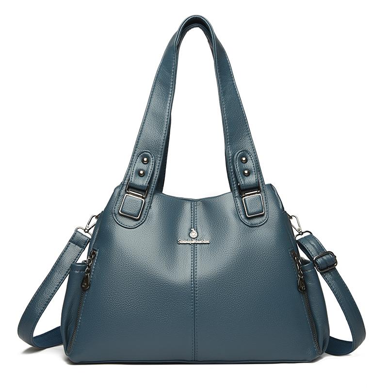 Elegant Leather Bag for Women High Quality Women's Bags Top Handle Sac Large Capacity Crossbody Shoulder Bag Handbags