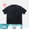 Li Ning Autumn Casual Loose Letter Round Neck T-Shirt Unisex Tops AHSV667-1