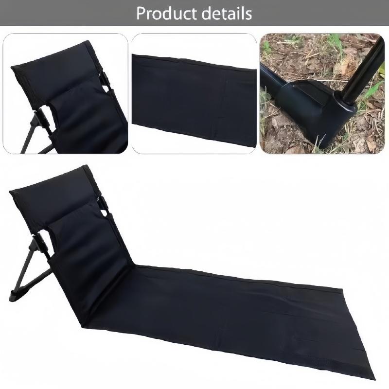 1PC Outdoor Camping Lightweight Comfortable Folding Chair Portable Beach Chair Garden Park Lawn Picnic Recliner Travel Supplies