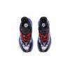 Li Ning Flying Falcon Non-Slip Wear-Resistant Mid-Top Basketball Shoes Kids Sneakers Black Blue Red YKBQ036-3