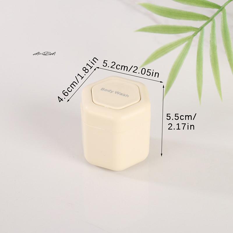 2/3Pcs Magnetic Travel Containers with Lids Cosmetic Dispenser Stacking Design Storage Bottles for Face Cream Sunscreen