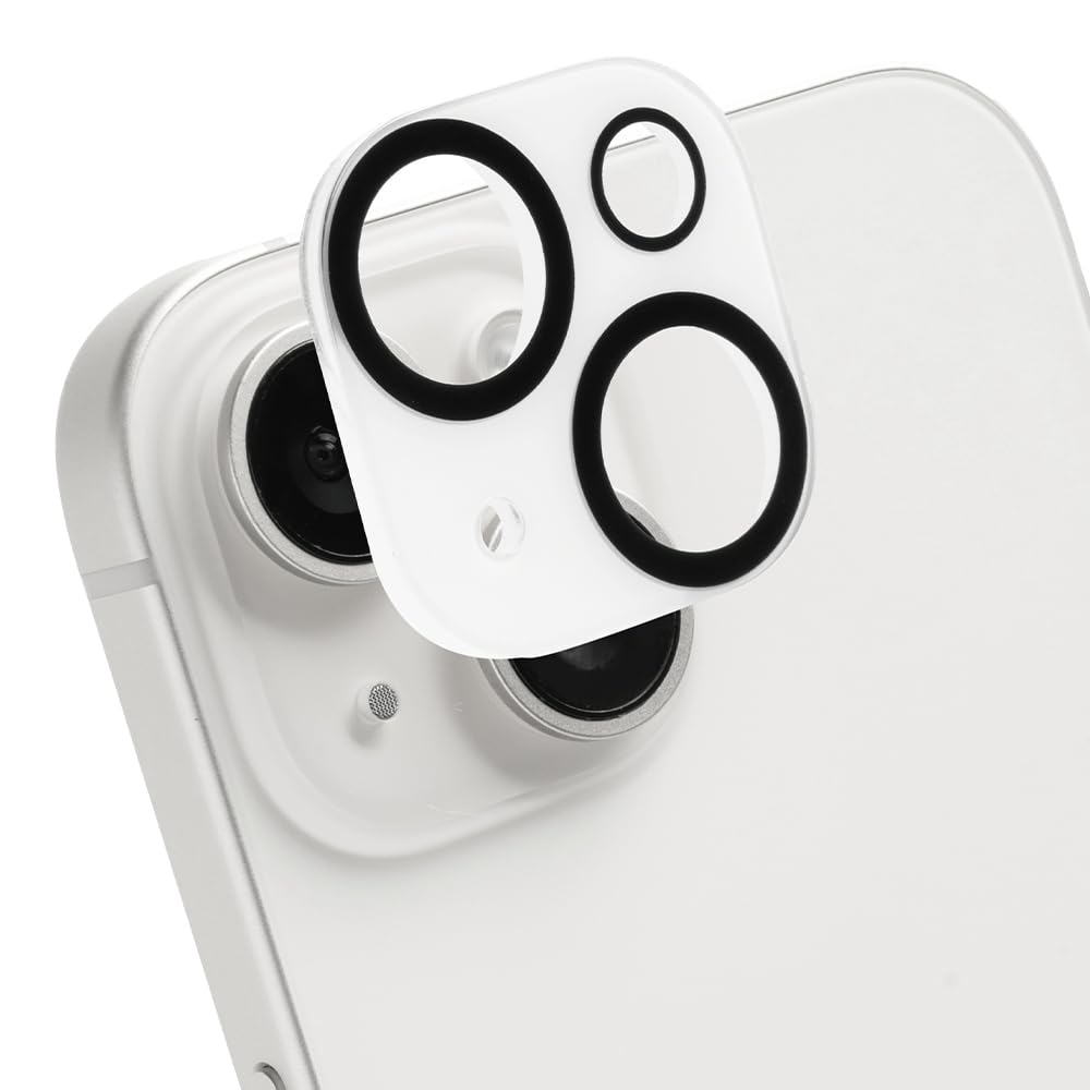 

iFace iPhone Plus Camera Lens Tempered Glass Plus Camera Lens Camera Lens Camera Camera Lens 9H Scratch 15/15 Protector, (White) [iPhone 15/15