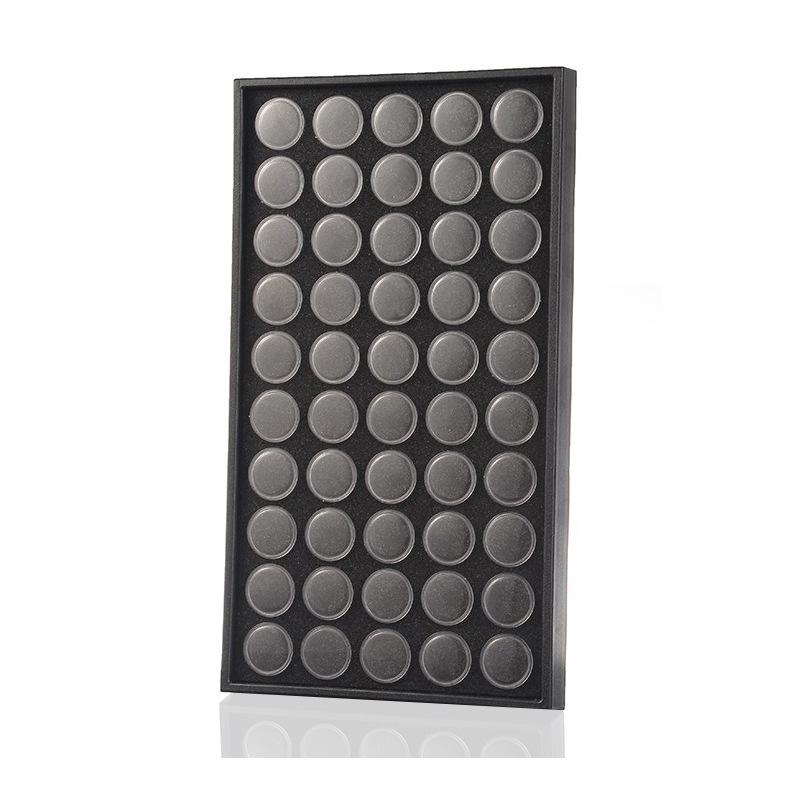 1Set Display Case Diamond Gemstone Storage Box Small Round Plastic Containers Box Jewelry Organizer Container with Foam