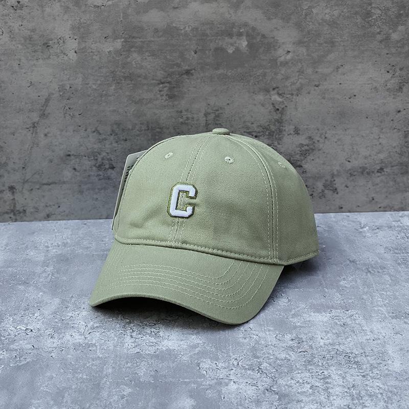 Cotton Thin C Letter Embroidery Soft Top Baseball Cap Men And Women Spring And Summer Casual Versatile Shopping Cap