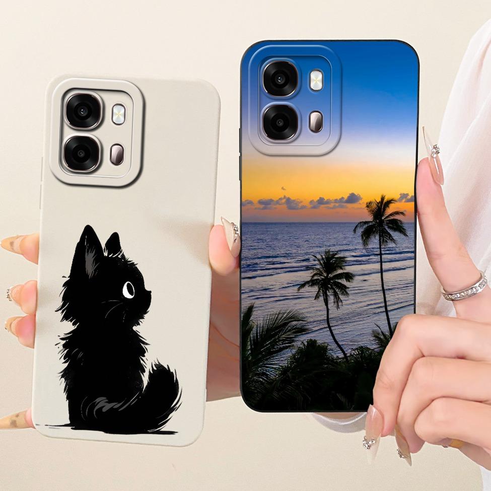 For Oppo A6s 5G CPH2789 Cover For Oppo A6s 4G CPH2815 Casing Silicone Luxury Fashion Kawaii Cute Painted Shockproof Phone Case